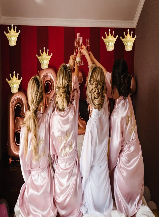 LMGERBUD 15Pcs Mini Crown Foil Balloons Gold Party Decorations.For Birthday Party Anniversary Supplies - Image 3